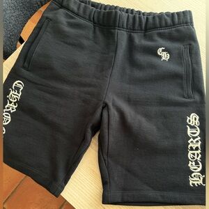 Chrome Hearts Slo Ride Sweat Shorts Embroidered Shorts
